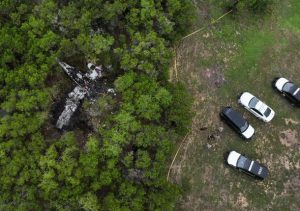 Five dead after plane goes down amongst trees in Texas with no survivors