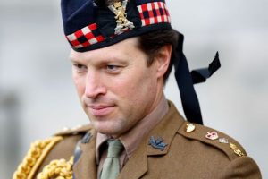 ‘Hot equerry’ Lieutenant Colonel Jonny Thompson celebrates new family addition