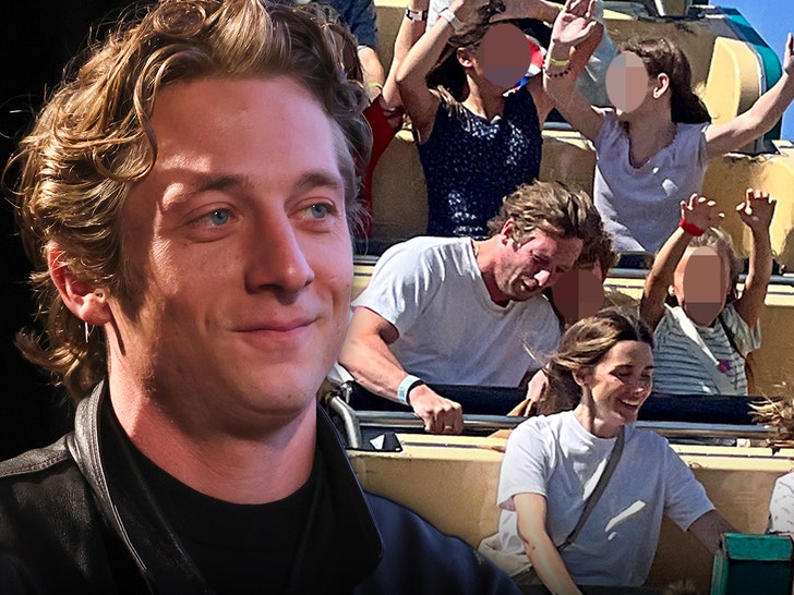 Jeremy Allen White Takes Kids on Ride at L.A.-Area Fair