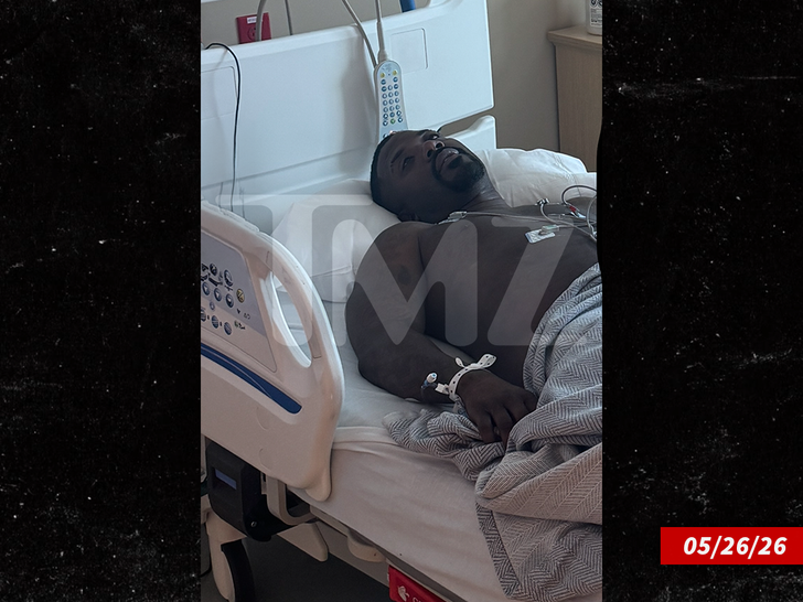 New Photos Show Ray J In Hospital After Being Knocked Out By Supa Hot Fire