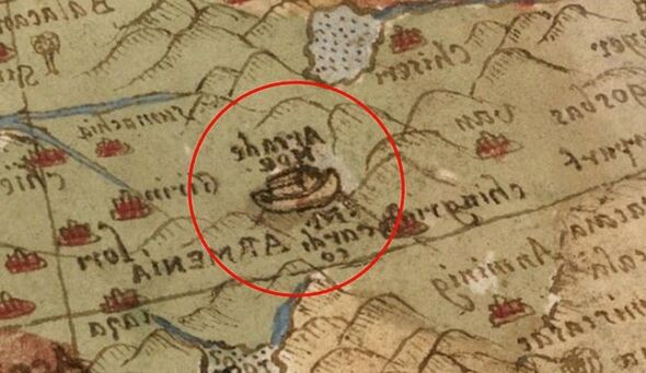 Noah’s Ark ‘real location’ revealed by chilling detail on 440-year-old map