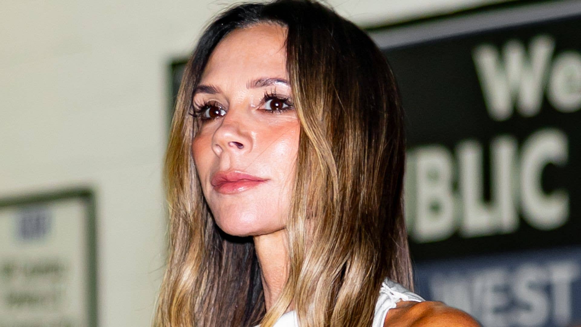 Victoria Beckham’s daring jumpsuit has a midriff-baring twist
