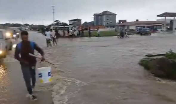 Accra floods LIVE: Heavy rains in Ghana as huge fire erupts at Odorna Market