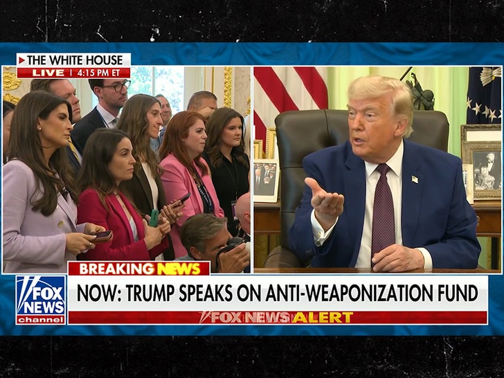 President Donald Trump Rips Kaitlan Collins During Heated Oval Office Exchange