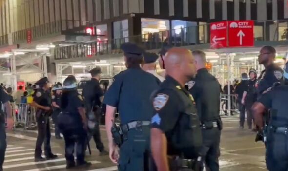 Times Square: New York City panic after ‘shooting’ amid Knicks celebrations