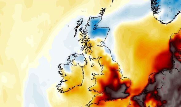 UK weather maps show hottest day in UK history as 40C heatwave hits in July