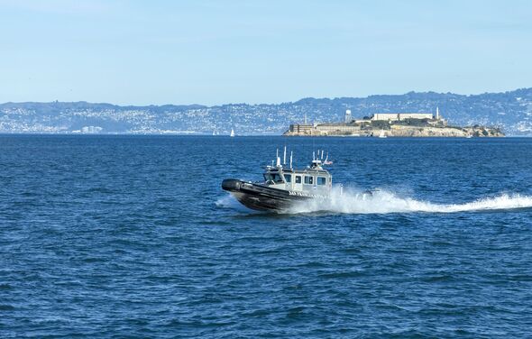 Boat capsizes after ‘catching fire’ just 600 yards off Alcatraz island