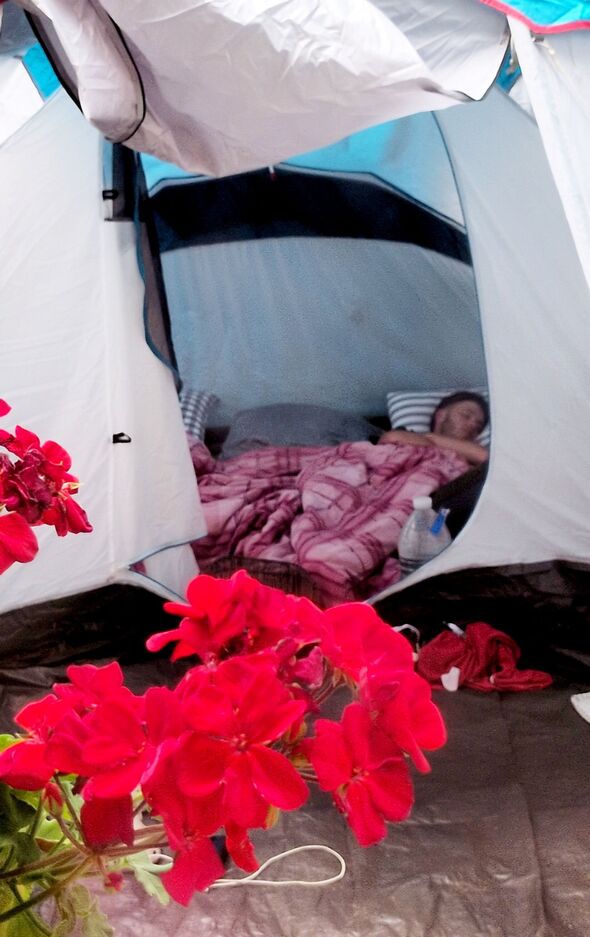 Brit family sleep in supermarket tent as France wildfires turn holiday into nightmare