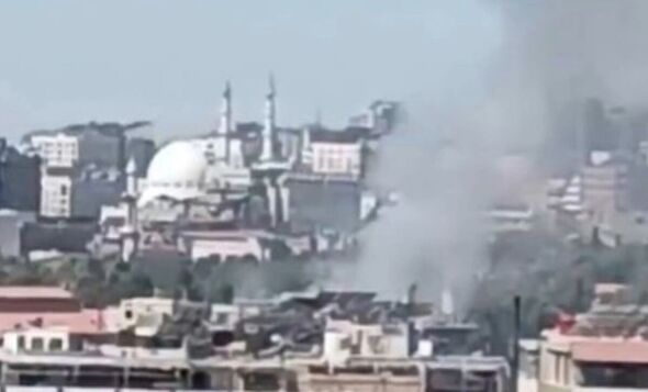 Damascus explosions LIVE: Macron breaks silence after blasts rock city near his hotel