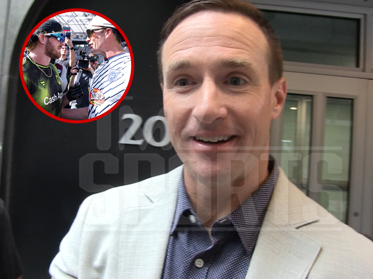 Drew Brees Supports Tom Brady’s Potential WWE Showdown With Logan Paul