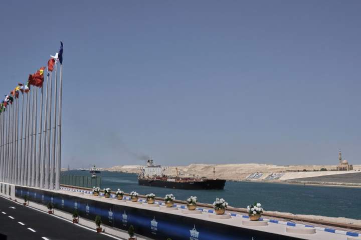Drone hits gas vessel near Suez Canal, threatening to expand Iran war