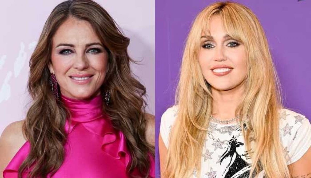 Elizabeth Hurley expresses her true feelings about Miley Cyrus: ‘I always knew who she was’