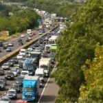 M5 traffic LIVE: Chaos as motorway ‘partially blocked’ after crash