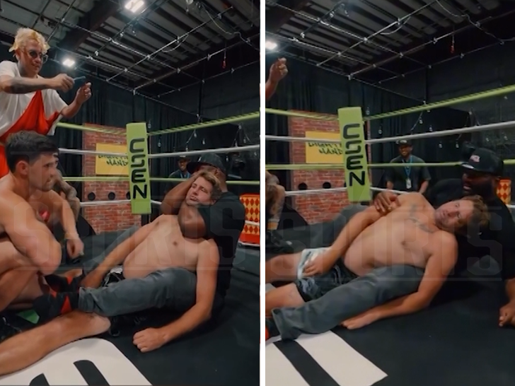 Rampage Jackson Chokes Out ‘Jackass’ Star Poopies In Brutal ‘Sports Hurts’ Clip
