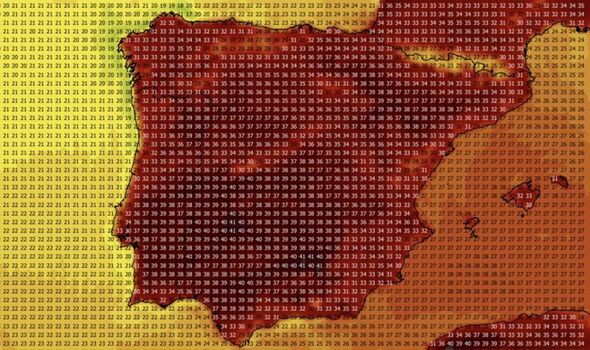 Spain heatwave warning as 22 areas under amber alert with 41C heat blast to hit in hours
