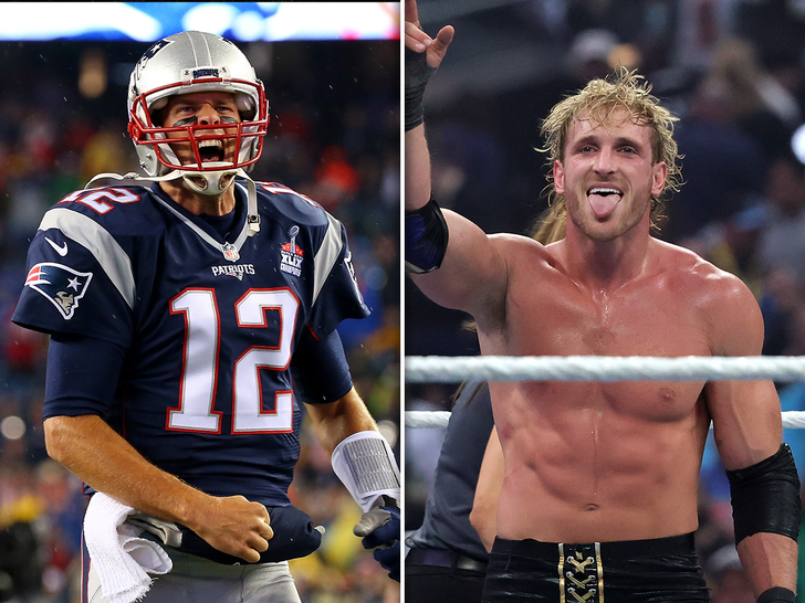 Tom Brady Smacks Logan Paul Onstage at Fanatics Fest 2026, Video Shows
