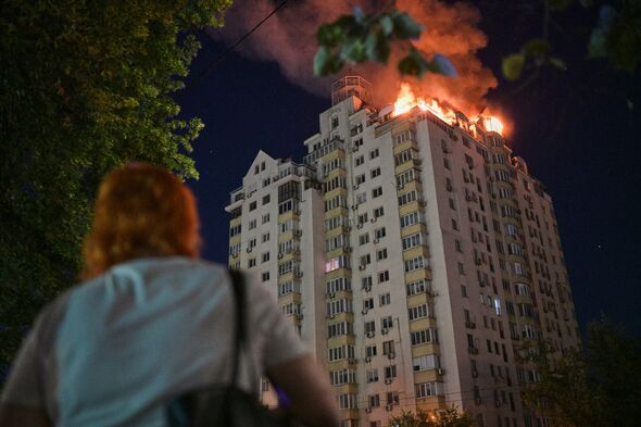 Ukraine burning as Putin blitzes Kyiv after Zelensky’s terrifying 8-word warning