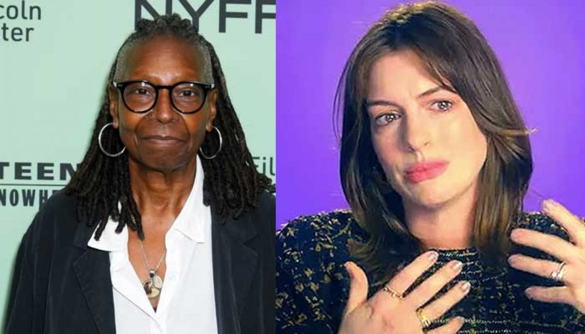 Whoopi Goldberg’s heartfelt gesture moves Anne Hathaway to tears on ‘The View’