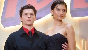Zendaya shares how Tom Holland helped her through nerve-wracking first day on ‘The Odyssey’ set