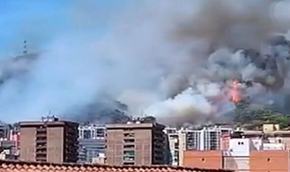 Barcelona fire LIVE: ‘Explosion’ heard as blaze erupts near Spanish city filled with Brits