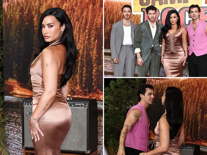 Demi Lovato Reunites With Ex Joe Jonas for ‘Camp Rock 3’ Premiere