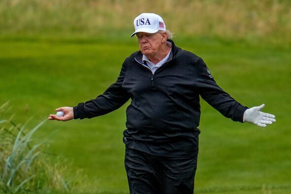 Donald Trump’s ‘miraculous’ golf stats after President seen ‘cheating’ to win tournament