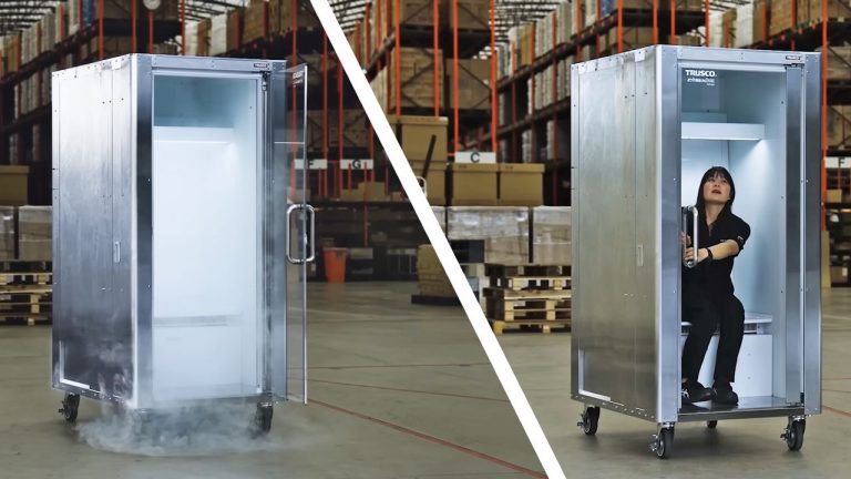 Heatwaves are getting so bad you can buy this portable ‘human fridge’ in Japan to save you from heatstroke —and it’ll blast you with 41F air