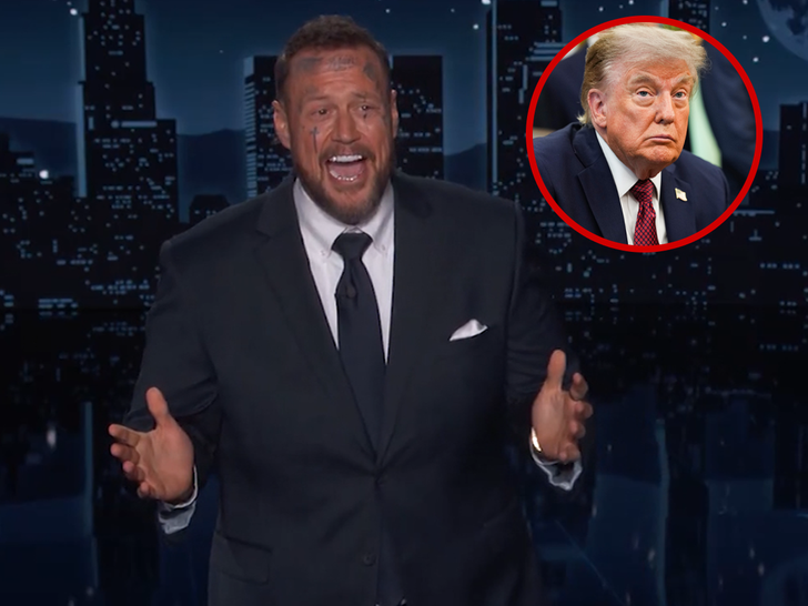 Jelly Roll Roasts Trump’s Weight and Says He Can’t See His Penis