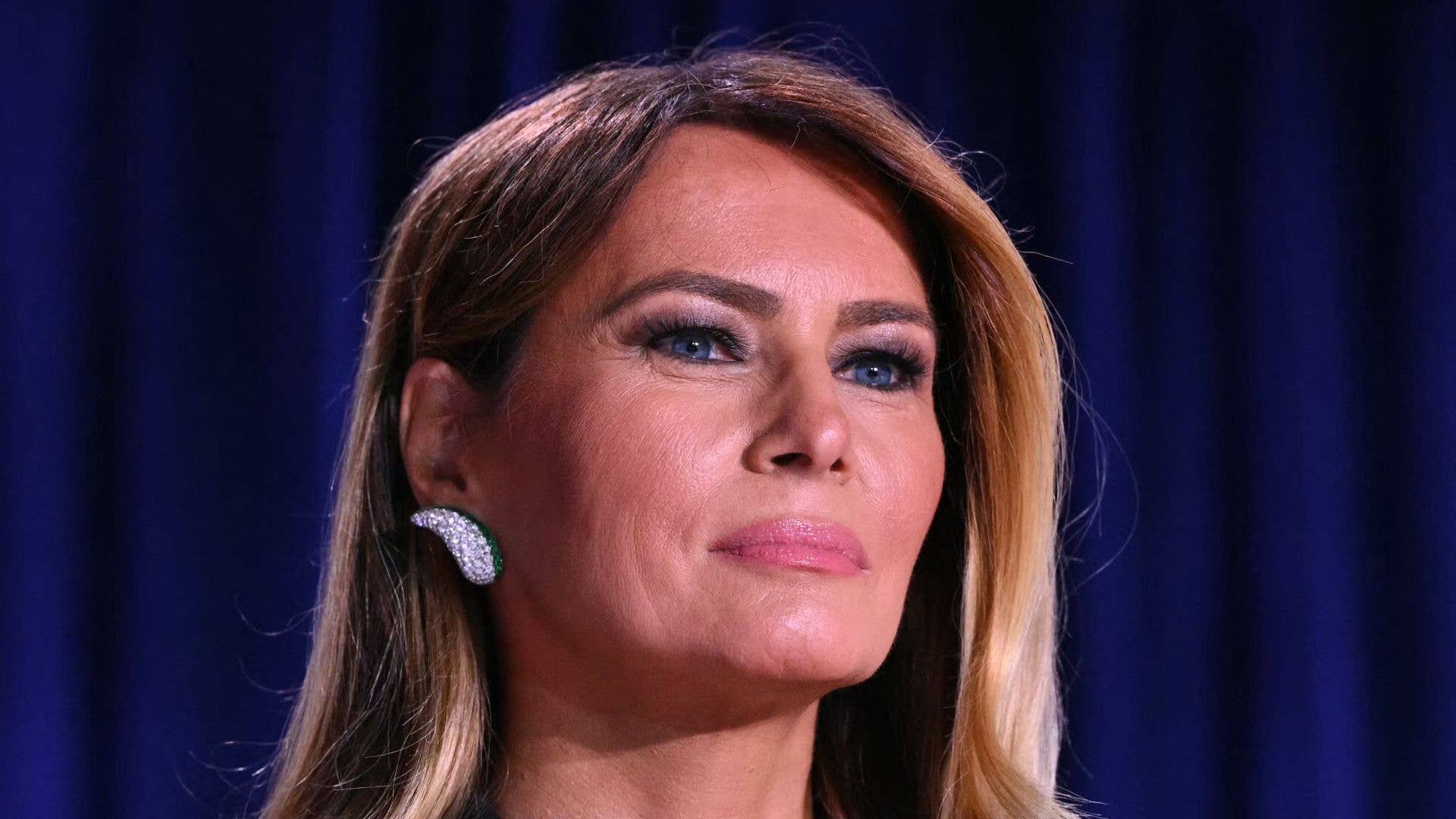 Melania Trump looks unrecognizable in rare 1990s lingerie-inspired red carpet look