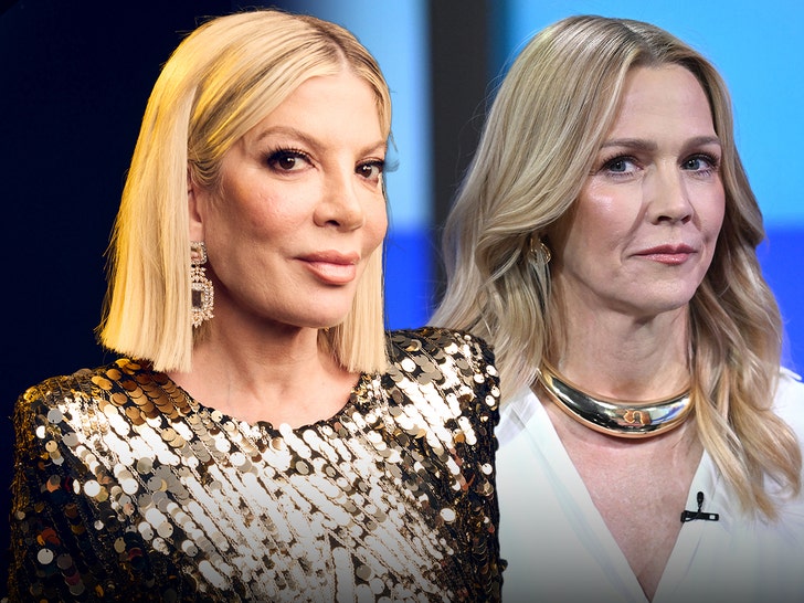 Tori Spelling Addresses Exiting Podcast with Jennie Garth Amid Friendship Feud