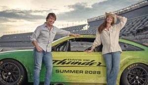 Where did Tom Cruise film his ‘Days of Thunder’ sequel video?