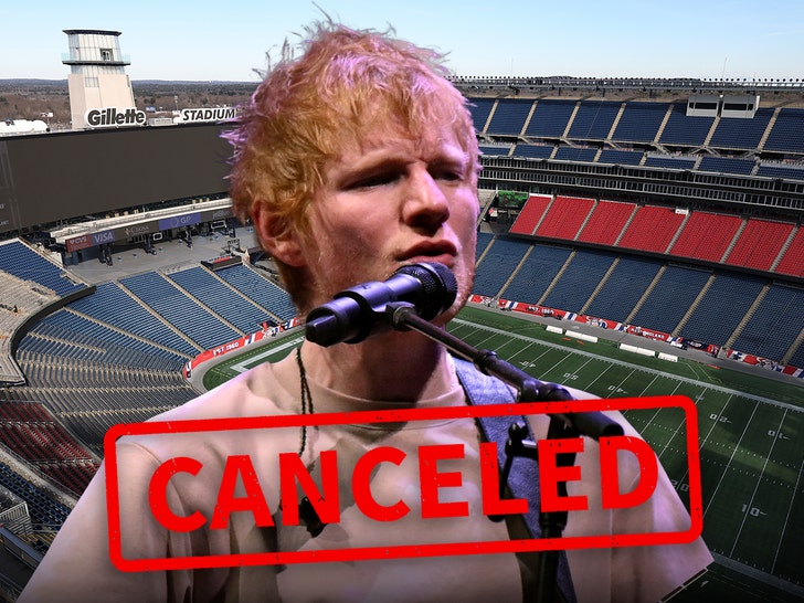 Ed Sheeran’s Shows at Robert Kraft’s Gillette Stadium Are Canceled