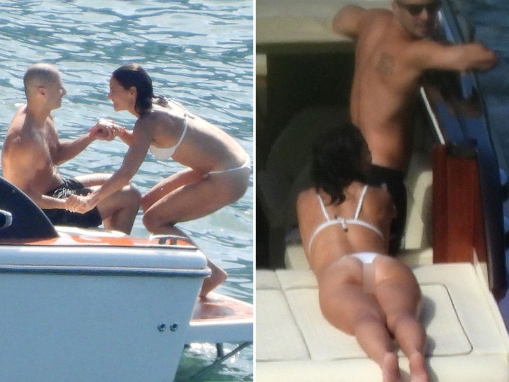 Katie Holmes Packs on the PDA with Boyfriend Jason Bard Yarmosky at Lake Como