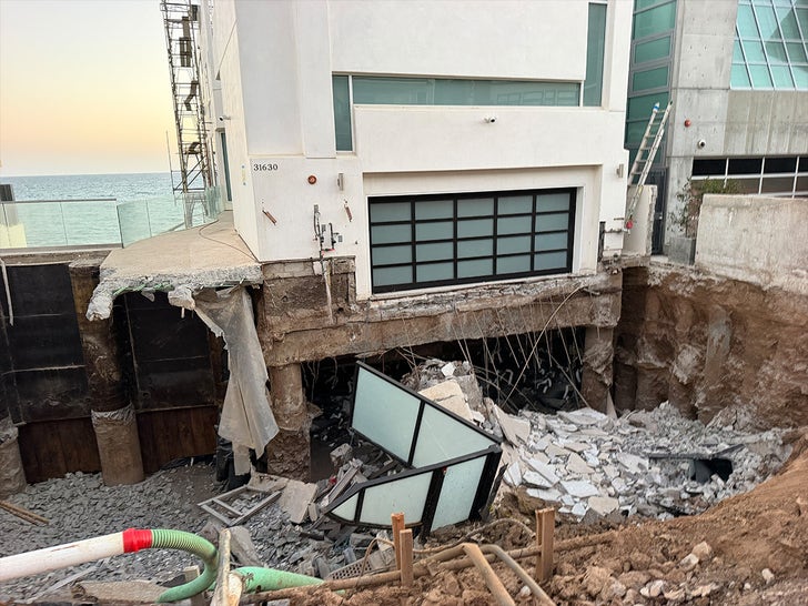 Nicolas Cage’s Malibu Home: Dramatic Photos Show Sinkhole’s Progress