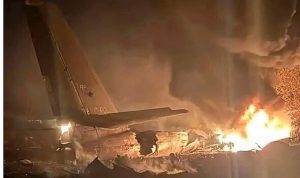 Putin humiliated as Russian nuclear capable bomber crashes and explodes in huge fireball