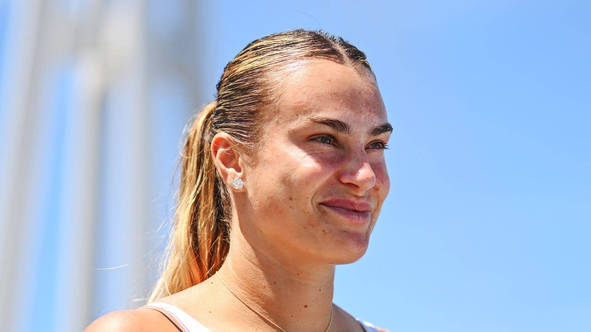 Aryna Sabalenka highlights toned beach body in eye-catching cheetah bikini