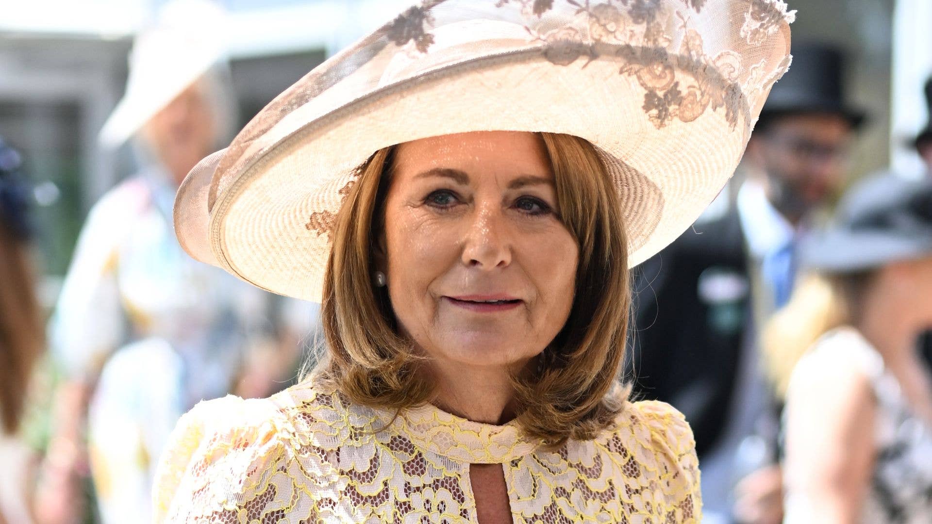 Carole Middleton is aging backwards in deep V-neck top and low-slung jeans