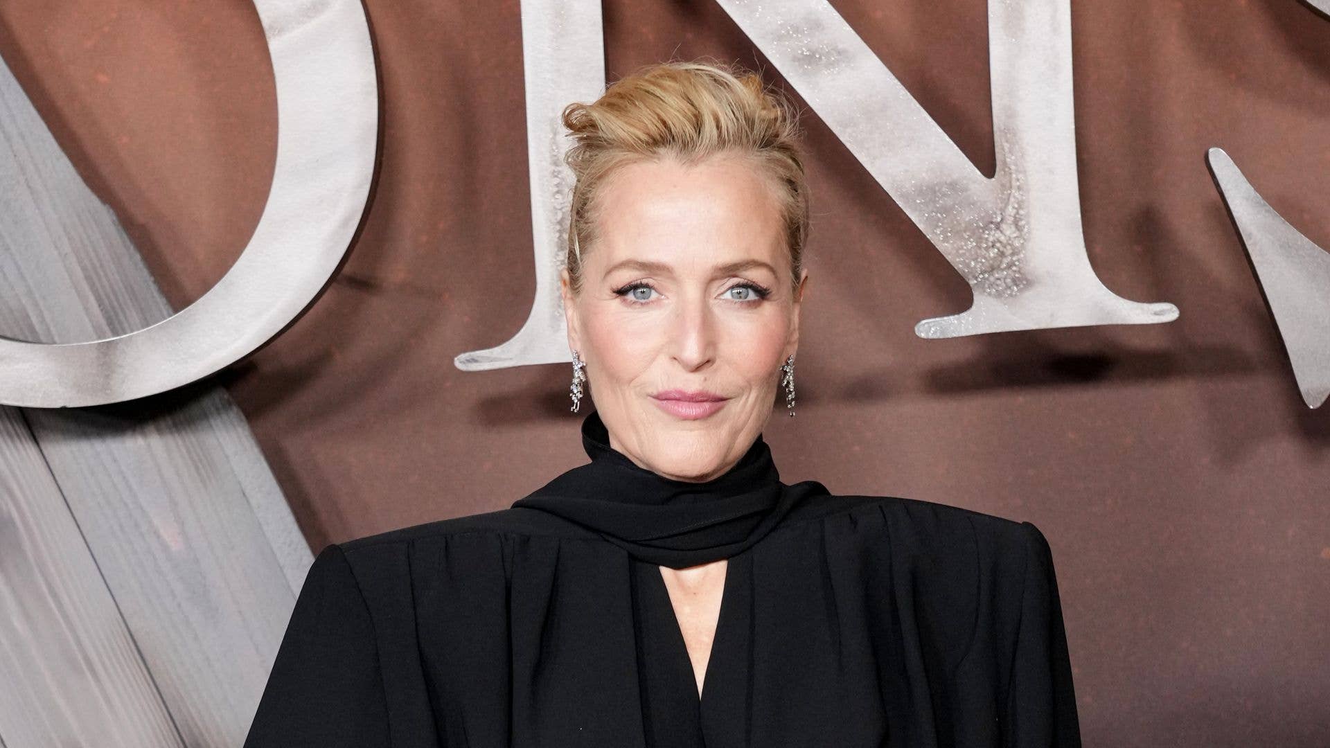 Gillian Anderson’s £45 M&S polka dot dress has serious MVP potential