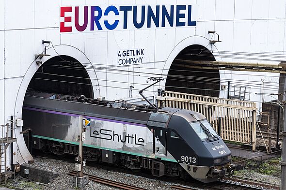 Horror as freight train and bus involved in crash at Channel Tunnel entrance