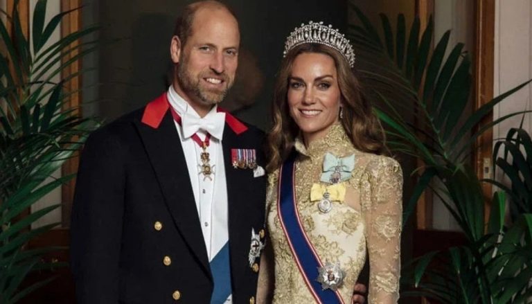 Kate Middleton yellow gown impresses at State Banquet for Sultan of Oman