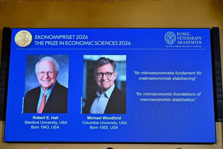 Nobel prize awarded to 2 economists for their work on how to manage shocks