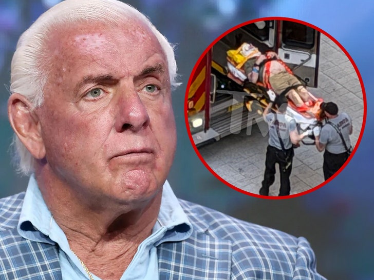 Ric Flair Rushed to Hospital After Falling Outside Restaurant in Florida