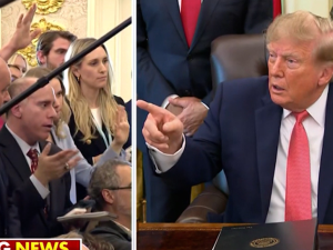 Trump Snaps at Reporter During Oval Office Briefing, ‘You Better Be Careful’