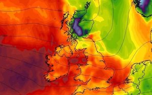 UK storm alert as new maps show 60mph winds and heavy rain to batter nation in hours